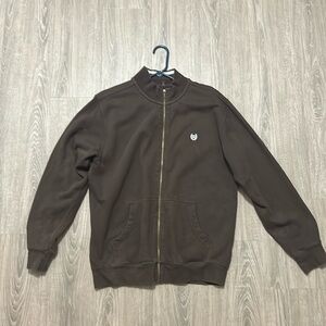Chaps Brown Full Zip